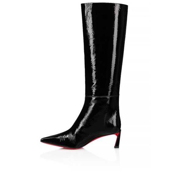 Christian Louboutin CONDOROCOMBO BOTTA 55 Tall Knee High Boots Heels - Picture 1 of 16
